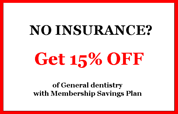 No Insurance Discount